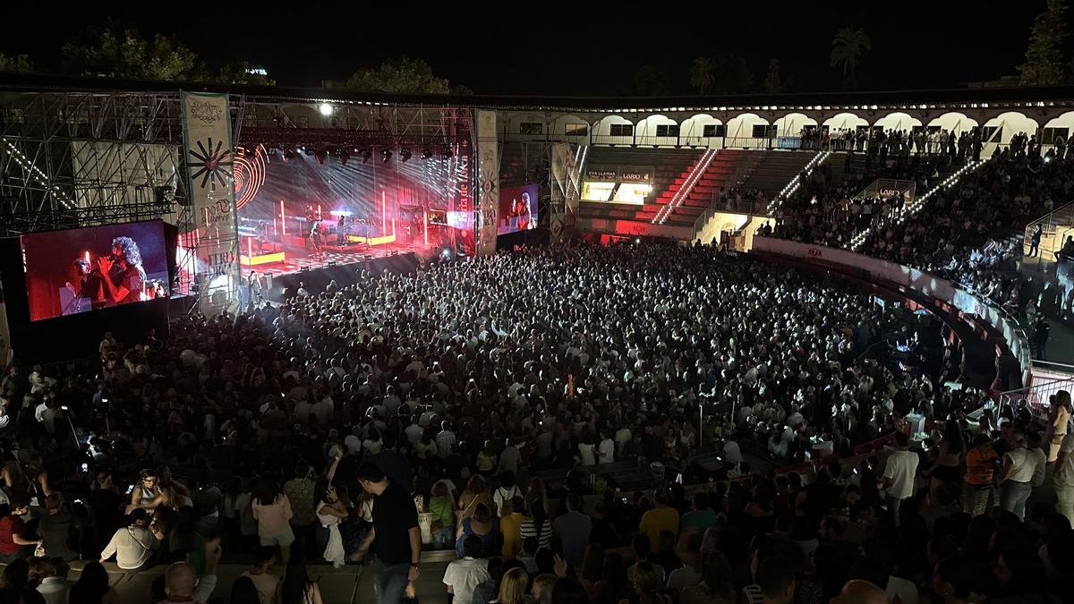 Concierto en la Plaza de Toros de Lorca.