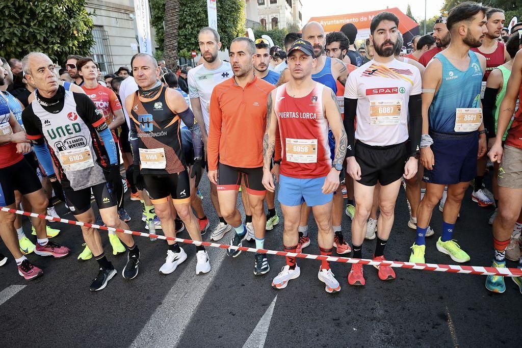Las mejores imágenes de la TotalEnergies Maratón Murcia Costa Cálida