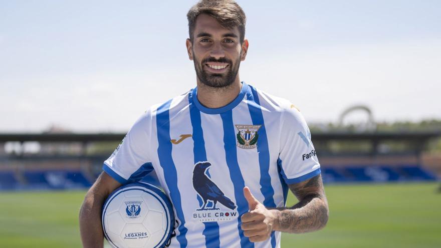 Josema, en una imagen de su presentación con el CD Leganés. | CD LEGANÉS