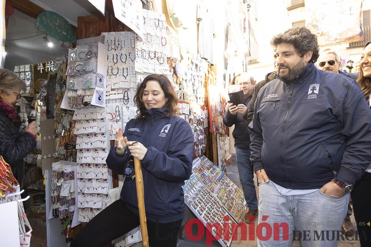 Así ha sido la visita de Isabel Díaz Ayuso a Caravaca de la Cruz