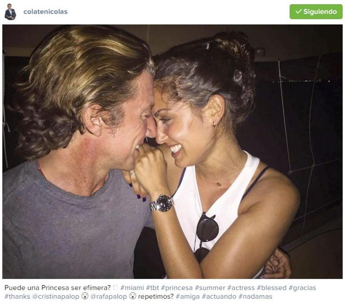 Hiba Abouk y Colate Vallejo Nájera, juntos en Instagram