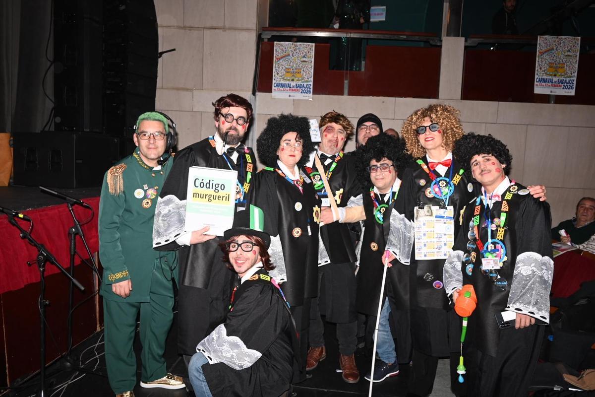 El jurado oficial del Comba 2026 ha acudido a la Gran Final disfrazados de jueces.