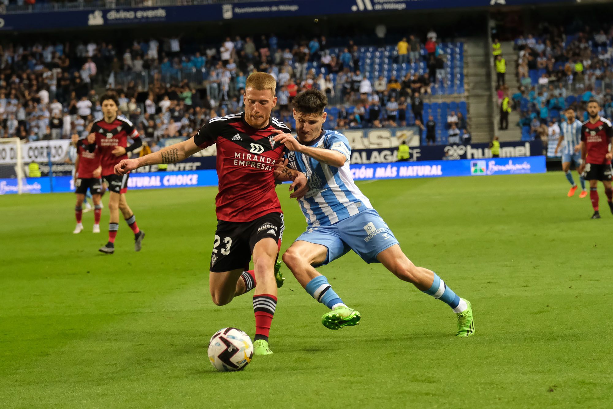 El Málaga CF - CD Mirandés, en imágenes