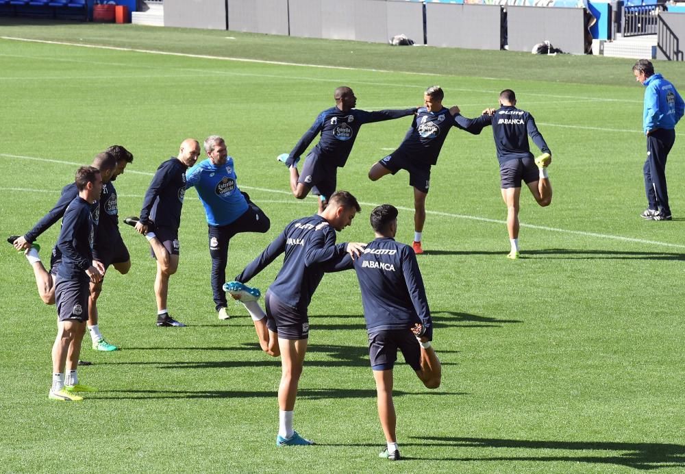 El Dépor prepara en Riazor el duelo de Anoeta