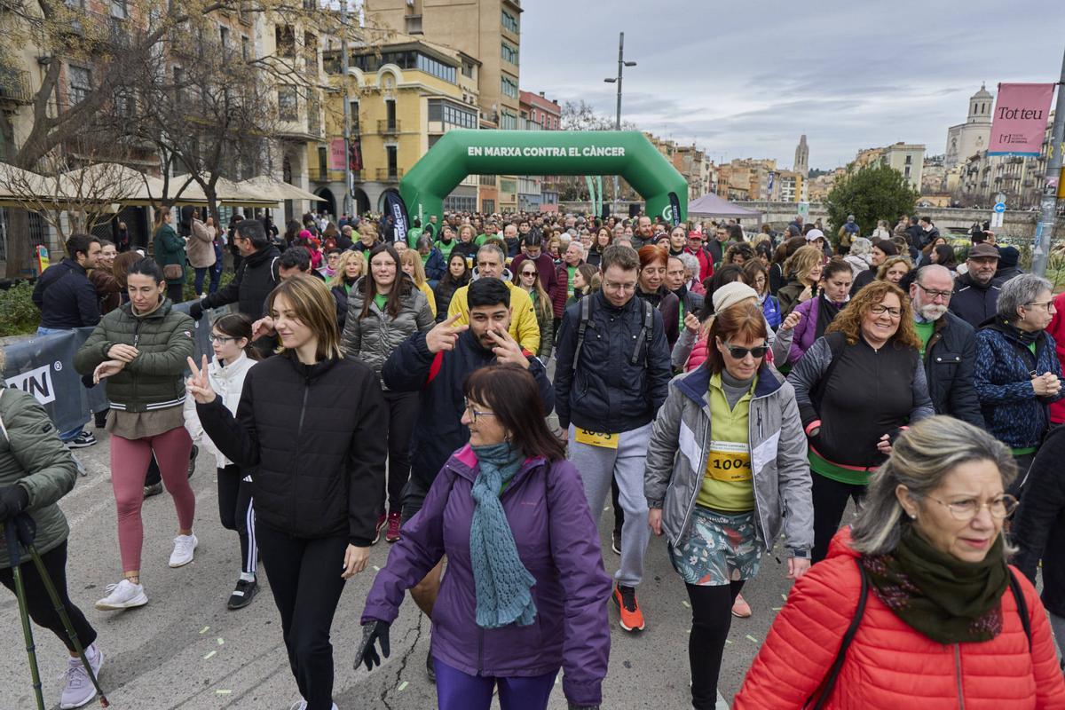 La XII Tradeinn Cursa Girona en Marxa Contra el Càncer en imatges