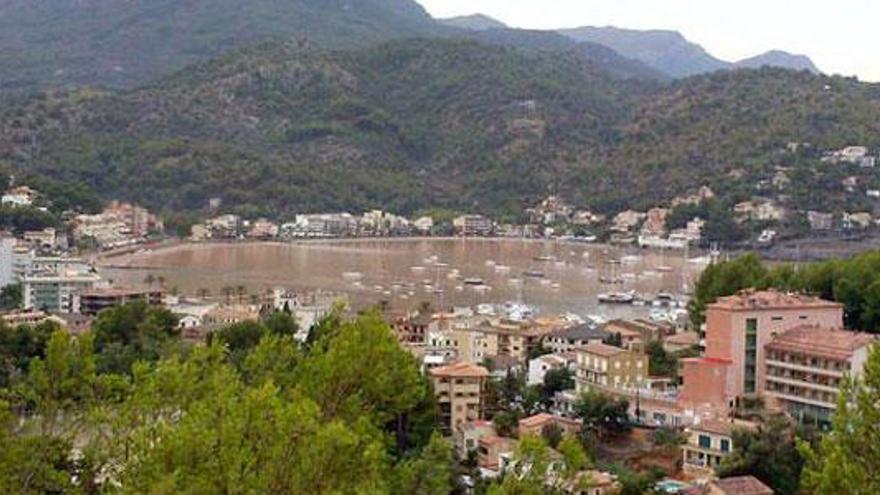 El Port de Sóller tras la tormenta.