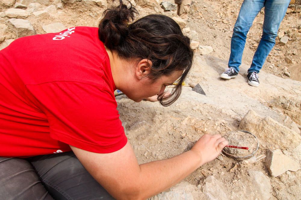 Excavaciones en el yacimiento arqueológico de Callosa de Segura