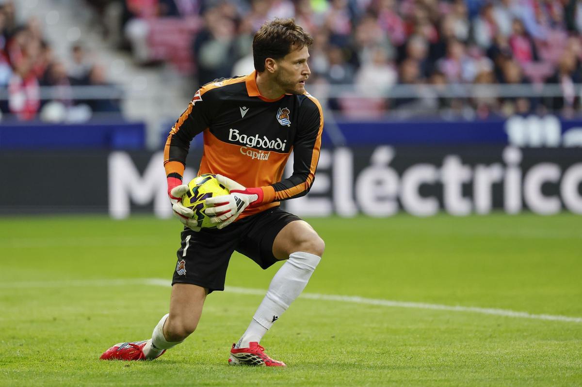 El portero de la Real Sociedad Alex Remiro
