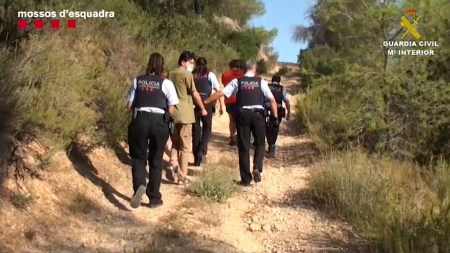 Mossos d’Esquadra detienen a sospechosos de incitar al odio contra migrantes en Lleida.