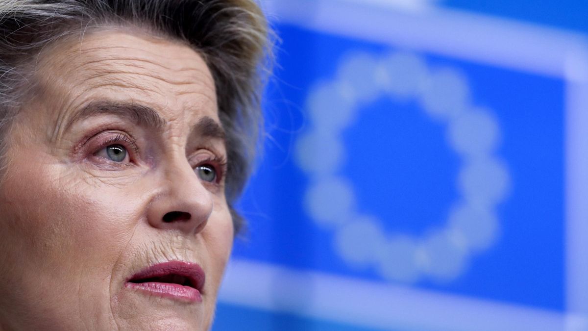 La presidenta de la Comisión Europea Von Der Leyen.