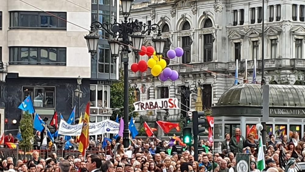 Las protestas en la plaza de La Escandalera