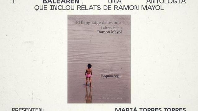 El cartel de la presetación de libros.