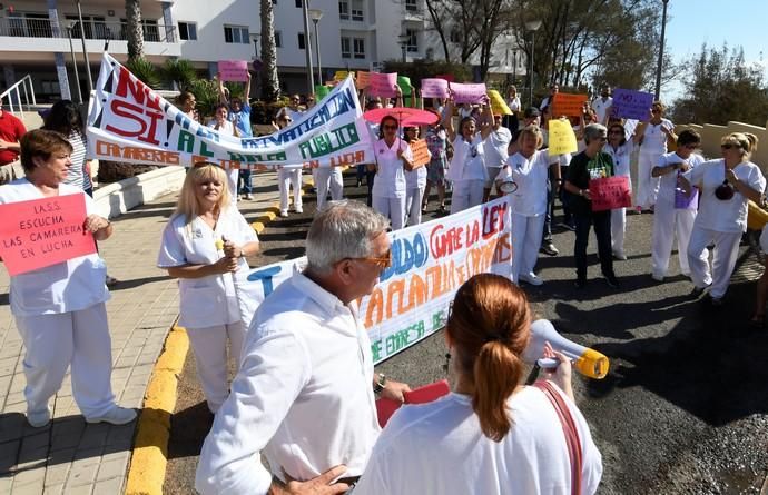 11/10/2018 TELDE. Concentración de limpiadoras ...