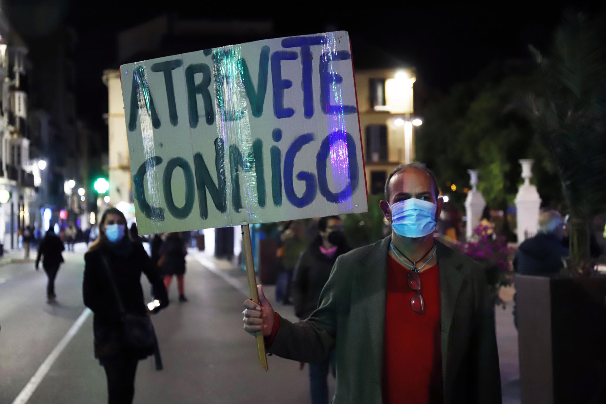 Manifestación del 25N contra la violencia machista en Málaga