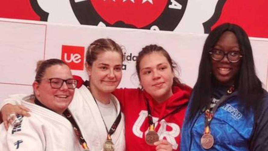 María Rodríguez logra una plata en el Nacional universitario de judo