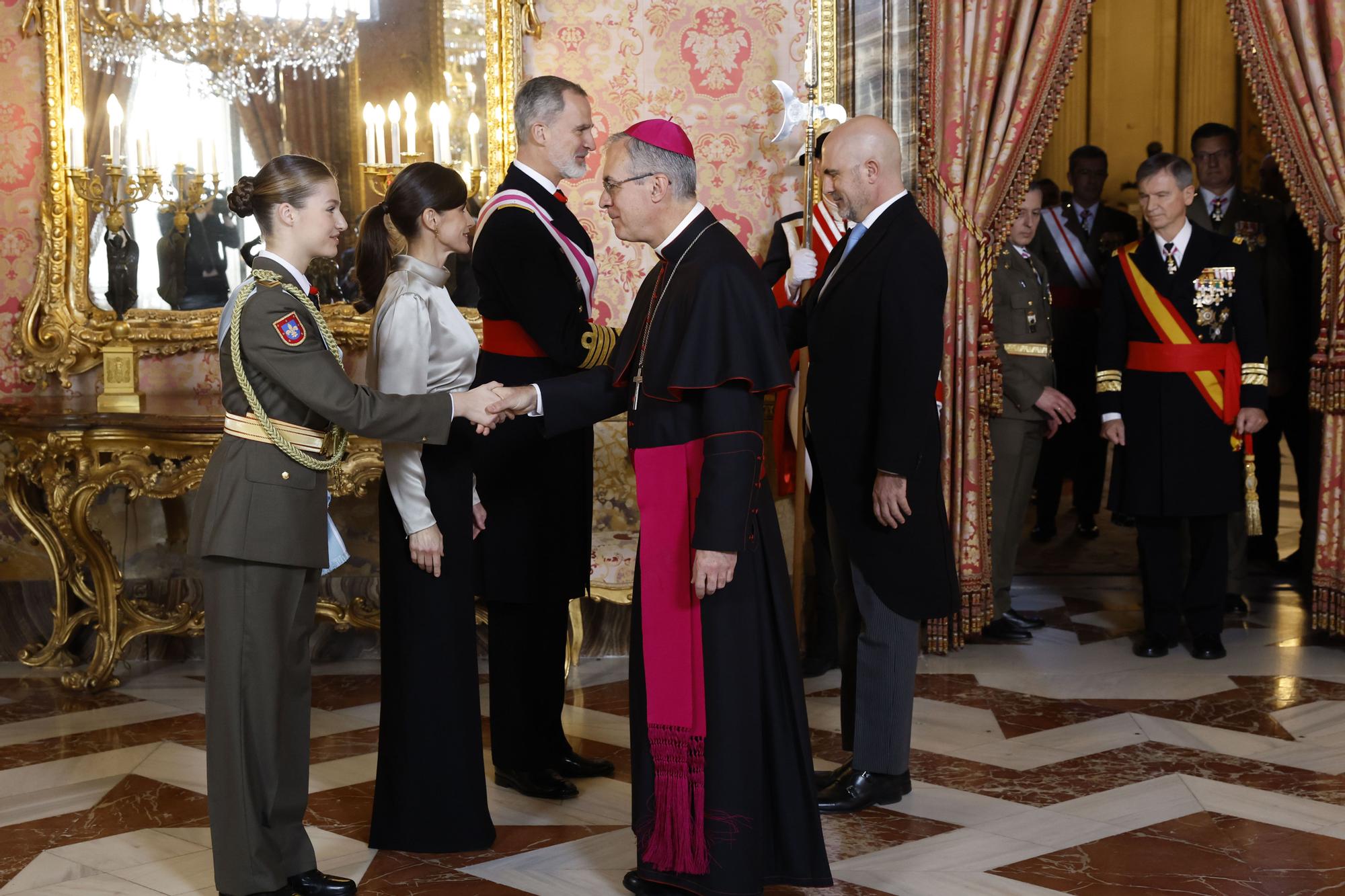 Pascua Militar en el Palacio Real en Madrid