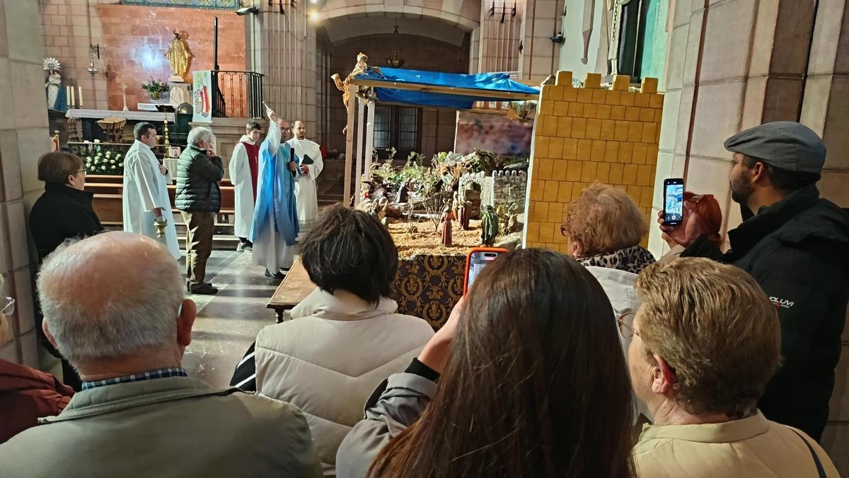 La bendición del belén cangués.