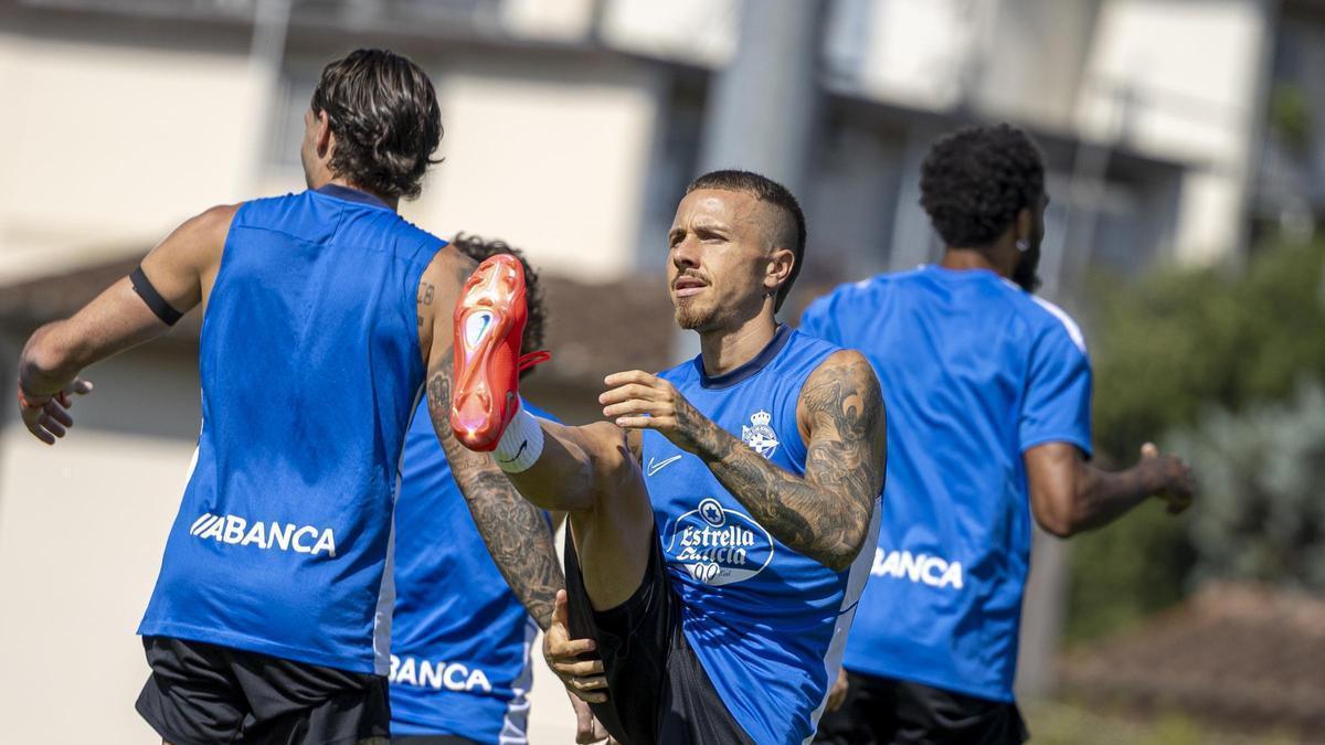 Angeliño con el Dépor