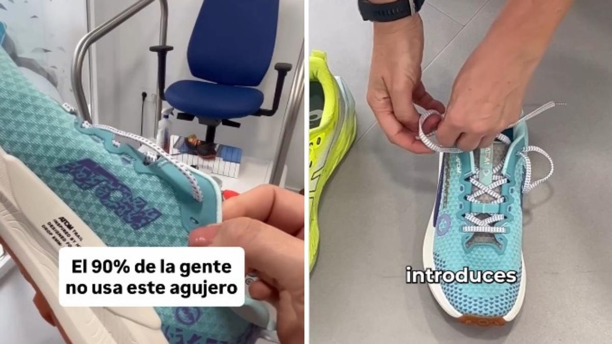 El desconocido último agujero de las zapatillas de deporte