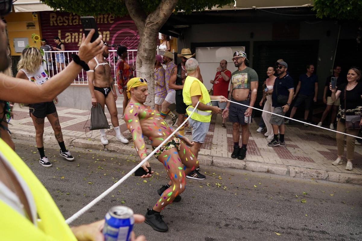Celebración de la Pride, marcha del Orgullo en Torremolinos