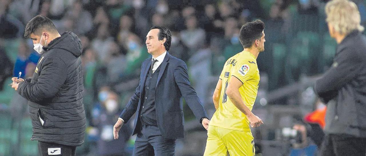 Gerard Moreno recayó de su lesión en el sóleo en el encuentro contra el Betis en el Benito Villamarín.