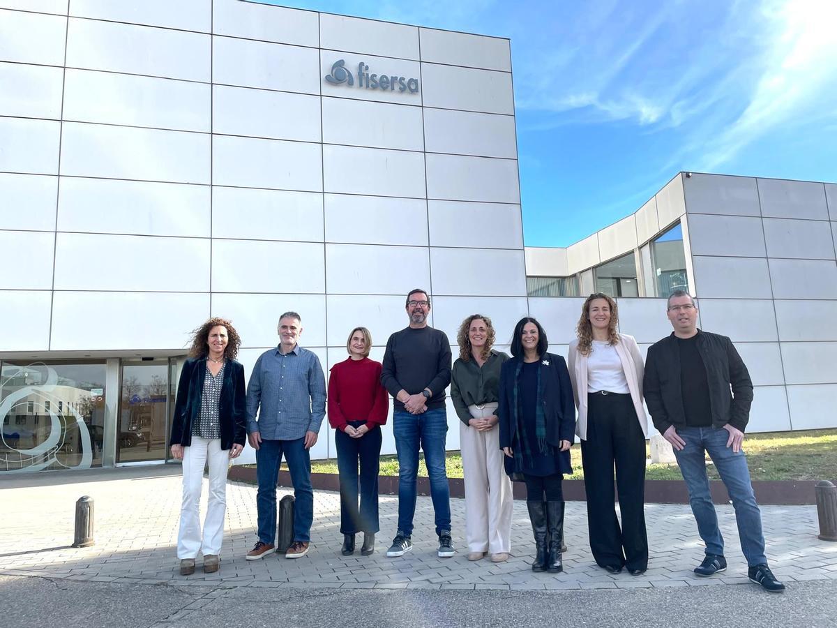 L'equip directiu de l'empresa Fisersa de Figueres en una imatge recent