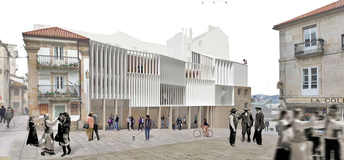 Infografía del proyecto Mutante, del estudio Liqe Arquitectura.