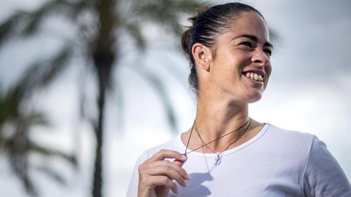 Marta Torrejón, en la ciudad deportiva del Barça en Sant Joan Despí.