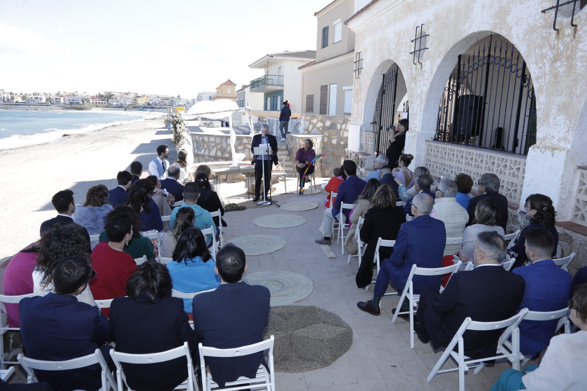 La primera boda celebrada en la playa en Cartagena