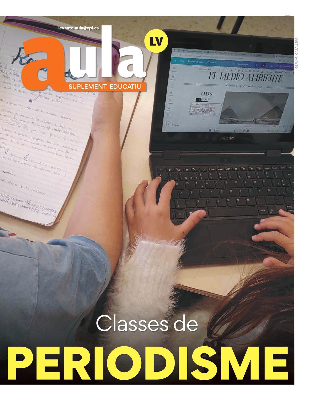 Una portada de un dels mil números d'Aula publicats fins ara.