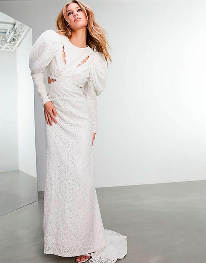 Vestido de novia de ASOS (precio: 249,99 euros)
