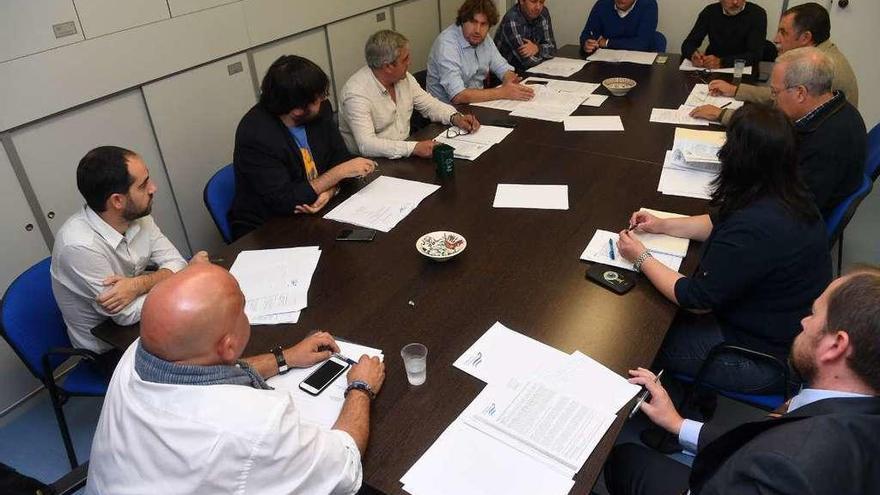 El alcalde de Arteixo, durante una intervención en un pleno del Consorcio.