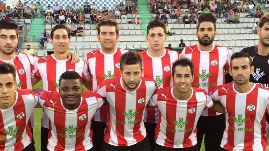 Once inicial del Zamora en A Malata