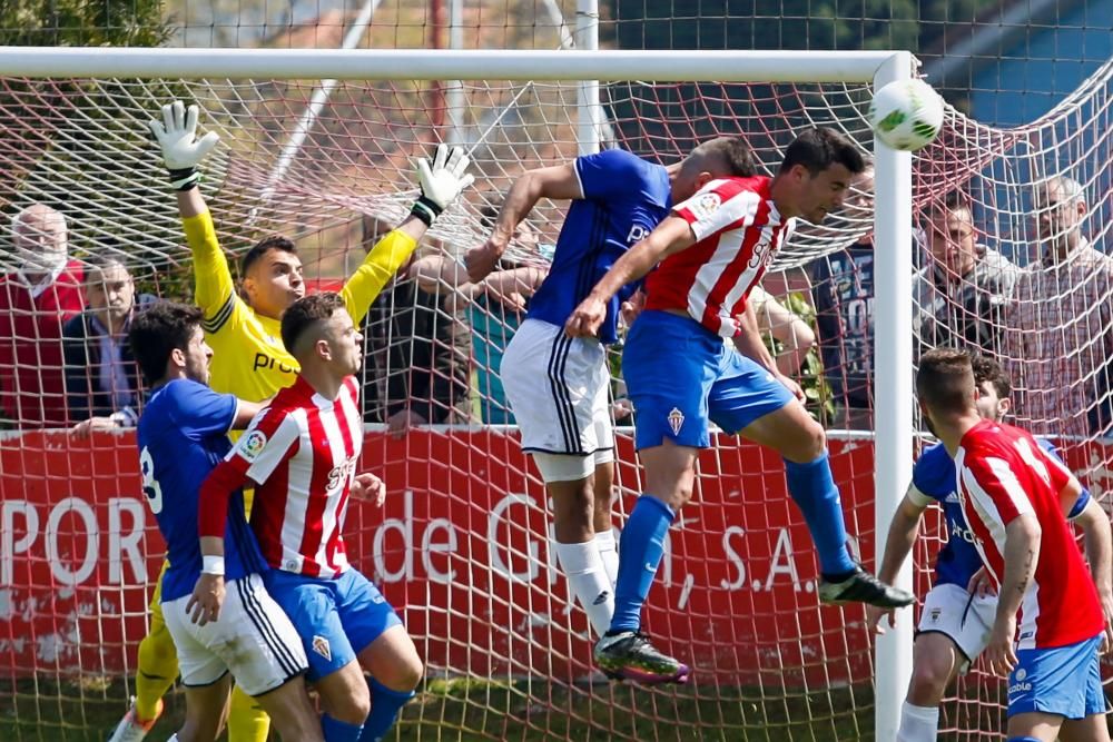 Oviedo B - Sporting B, en imágenes