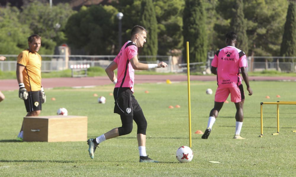 Primer entrenamiento de Lluís Planagumà