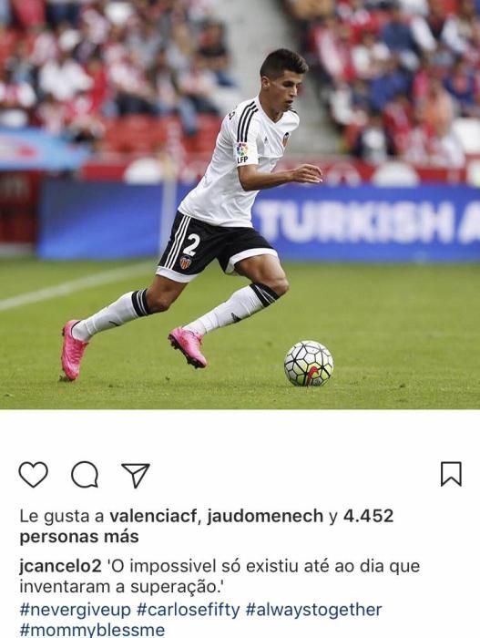 Los mensajes de Cancelo a su madre