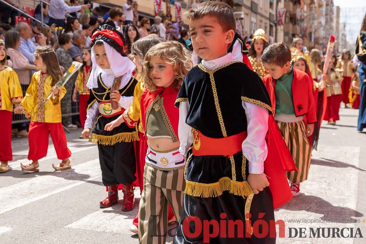 Desfile infantil del Bando Moro en las Fiestas de Caravaca