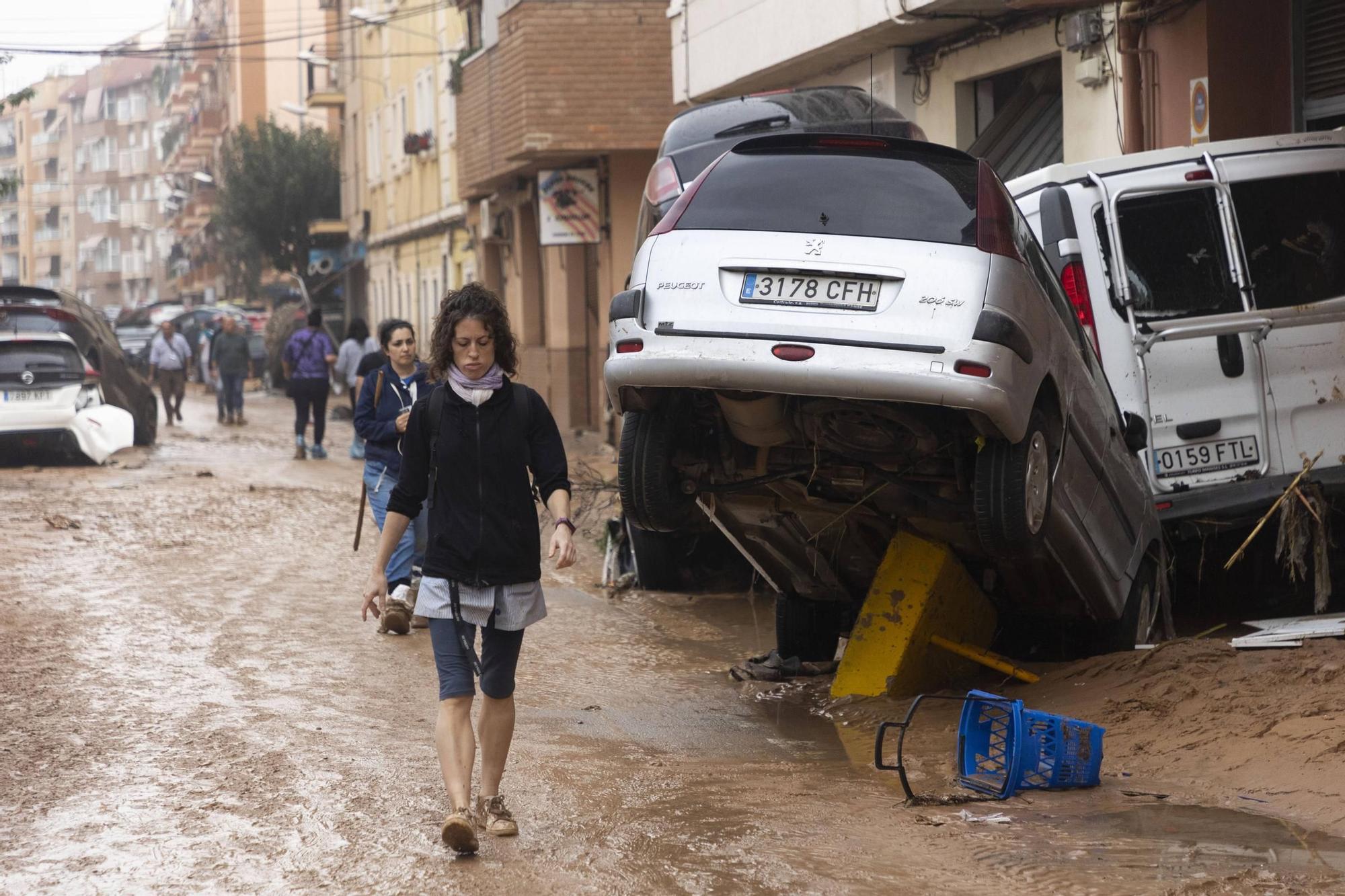 La devastación en Paiporta tras la catástrofe