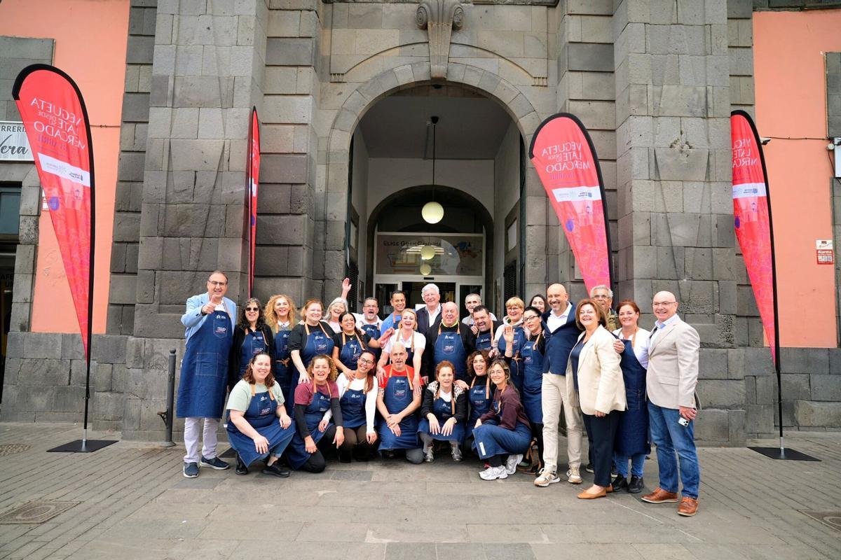 Presentación de la iniciativa 'Vegueta late desde su mercado'