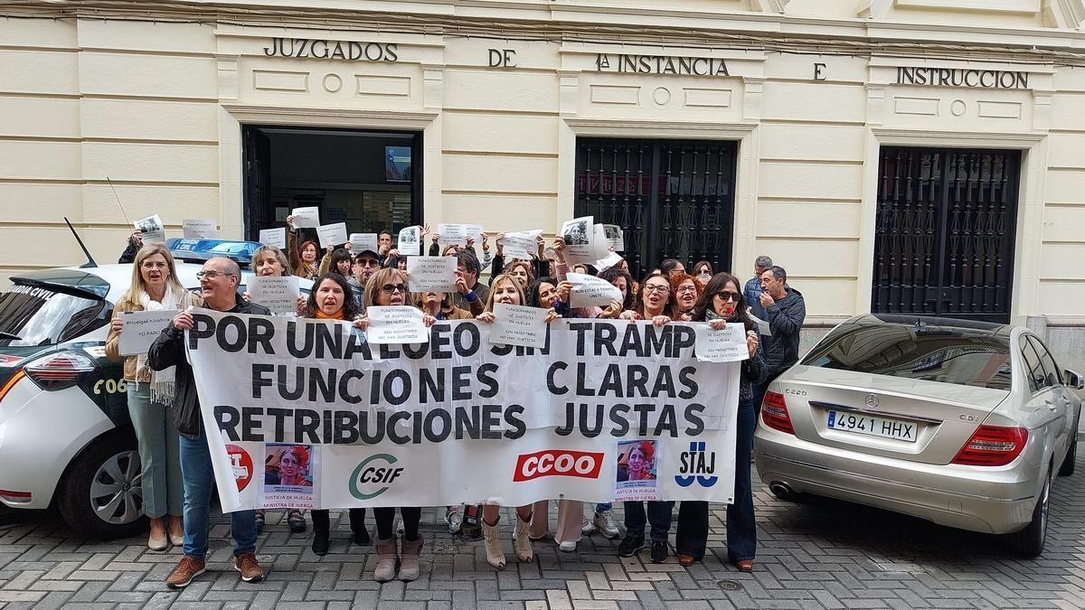 huelga funcionarios justicia 2023