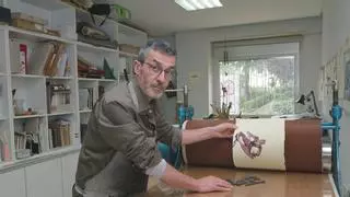 Xosé Poldras, el artista de la «obra múltiple» que sortea las prisas con la soledad creativa: «Exprésome para comprenderme mellor»