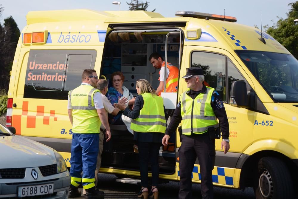 Un herido tras un vuelco en Alfonso Molina