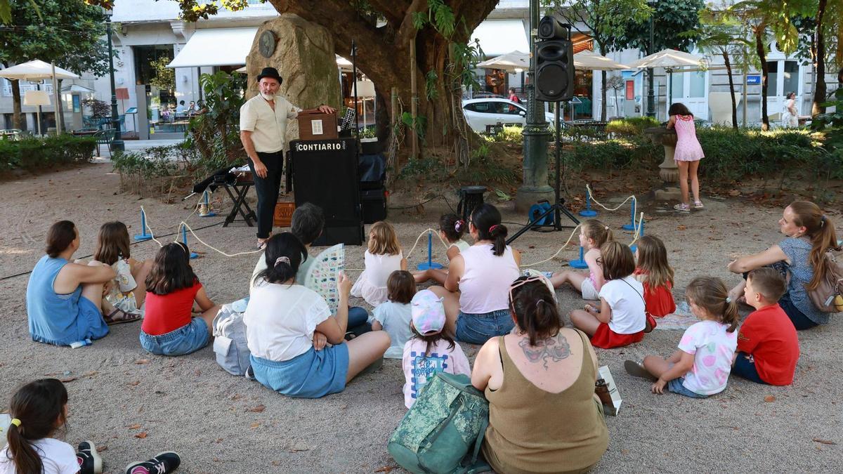 Una de las actividades enmarcadas en la Feira do Libro de Vigo.