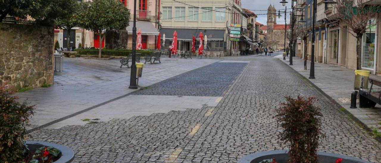 La plaza Asorey, el pasado viernes por la mañana.