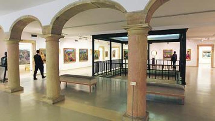 El interior del Museo de Bellas Artes.