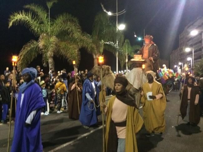 Llegada y cabalgata de los Reyes Magos en Arrecife