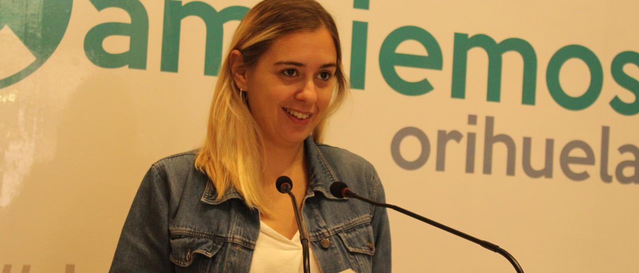 María Sandoval, coportavoz de Cambiemos Orihuela