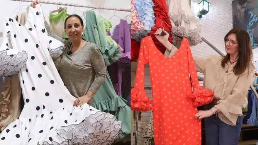 Así es la moda flamenca que se verá en la Feria de Córdoba 2026: del blanco impoluto a los tonos tierra y el lunar bicolor