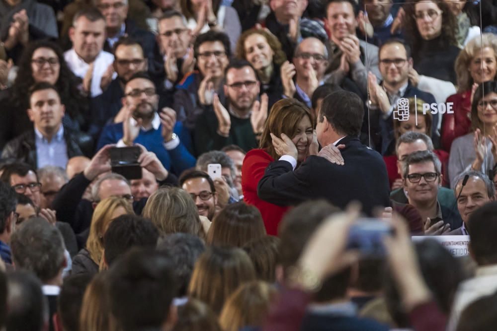 Susana Díaz con alcaldes socialistas en Madrid