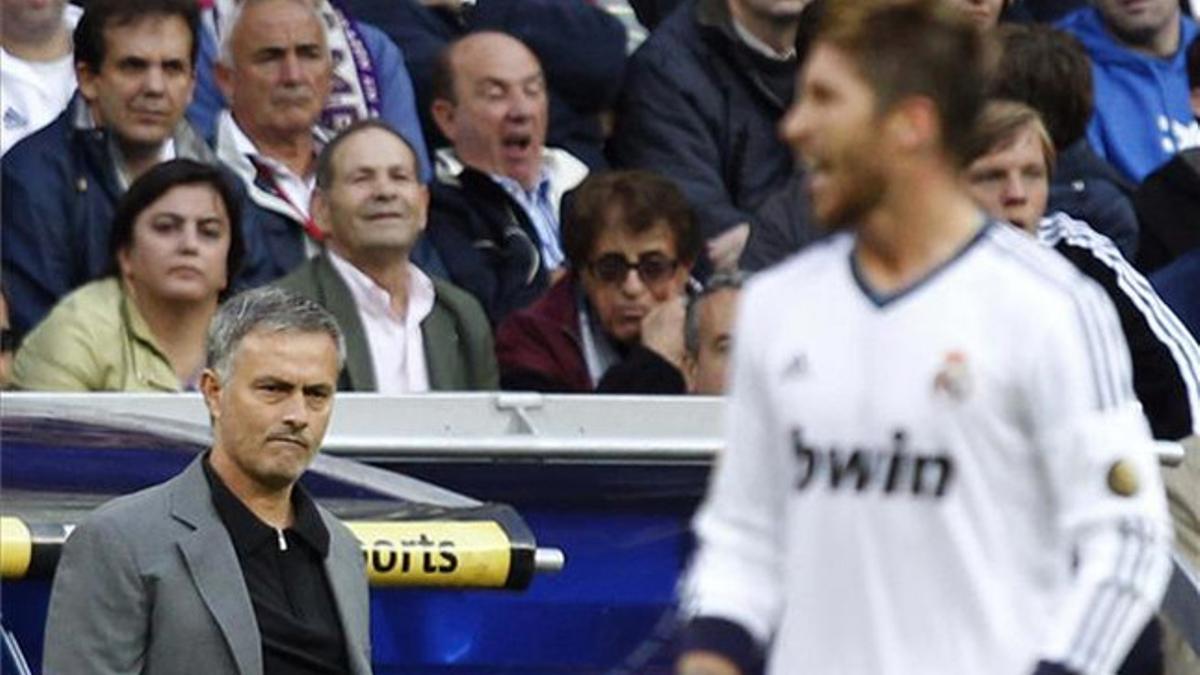 Sergio Ramos-Mourinho, acción-reacción